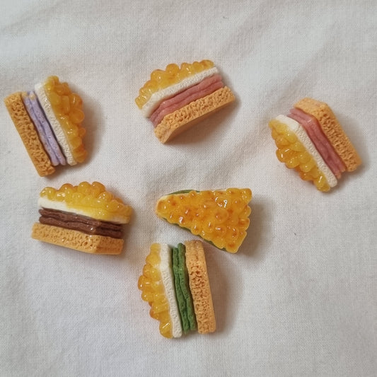 Food slice charms