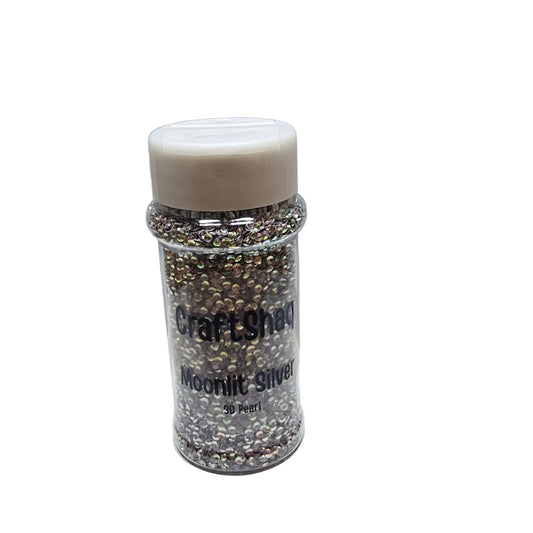 3D pearl - moonlit silver