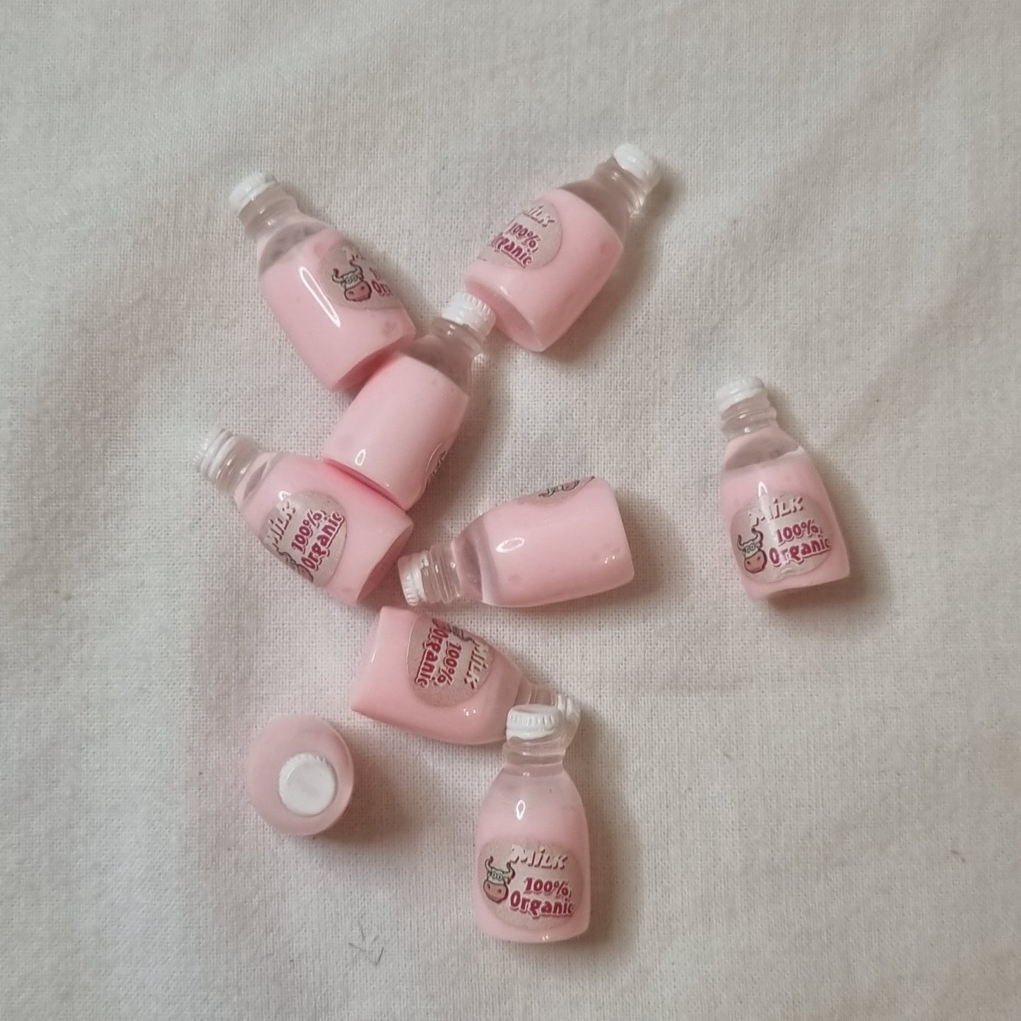 Strawberry milk charms